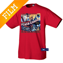 Flash Gordon mintájú póló